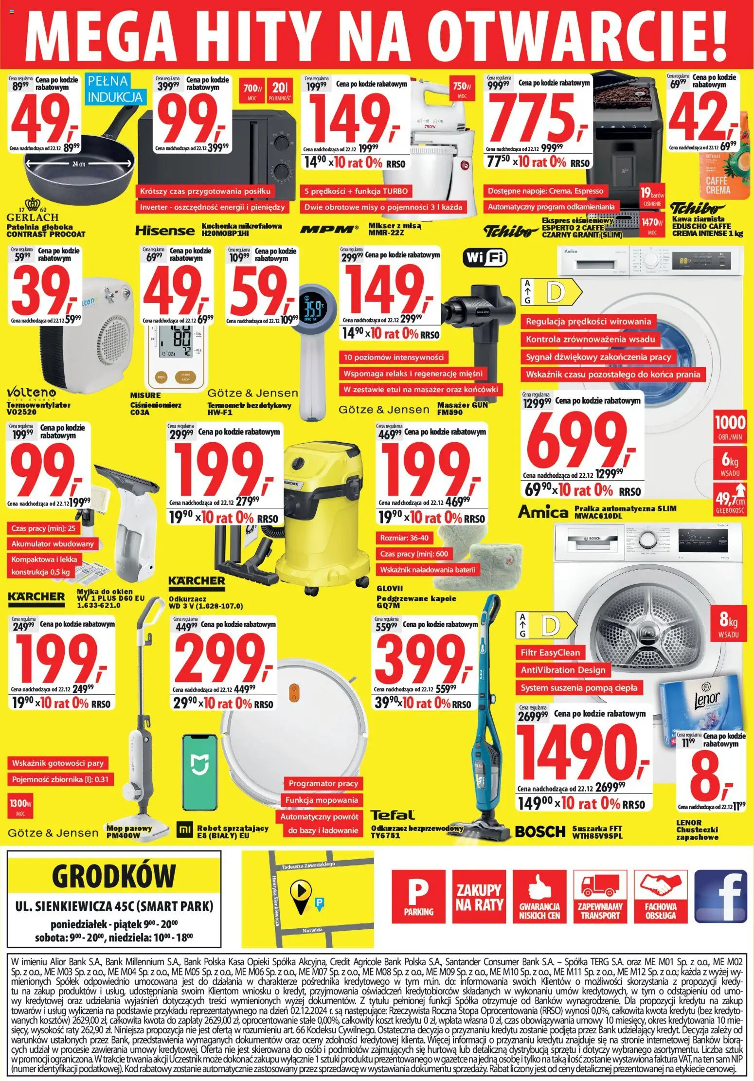 Mediaexpert Gazetka - Wielkie otwarcie Grodków od 13.12.2025 | Strona: 8 | Produkty: Odkurzacz, Mikser, Robot, Kawa
