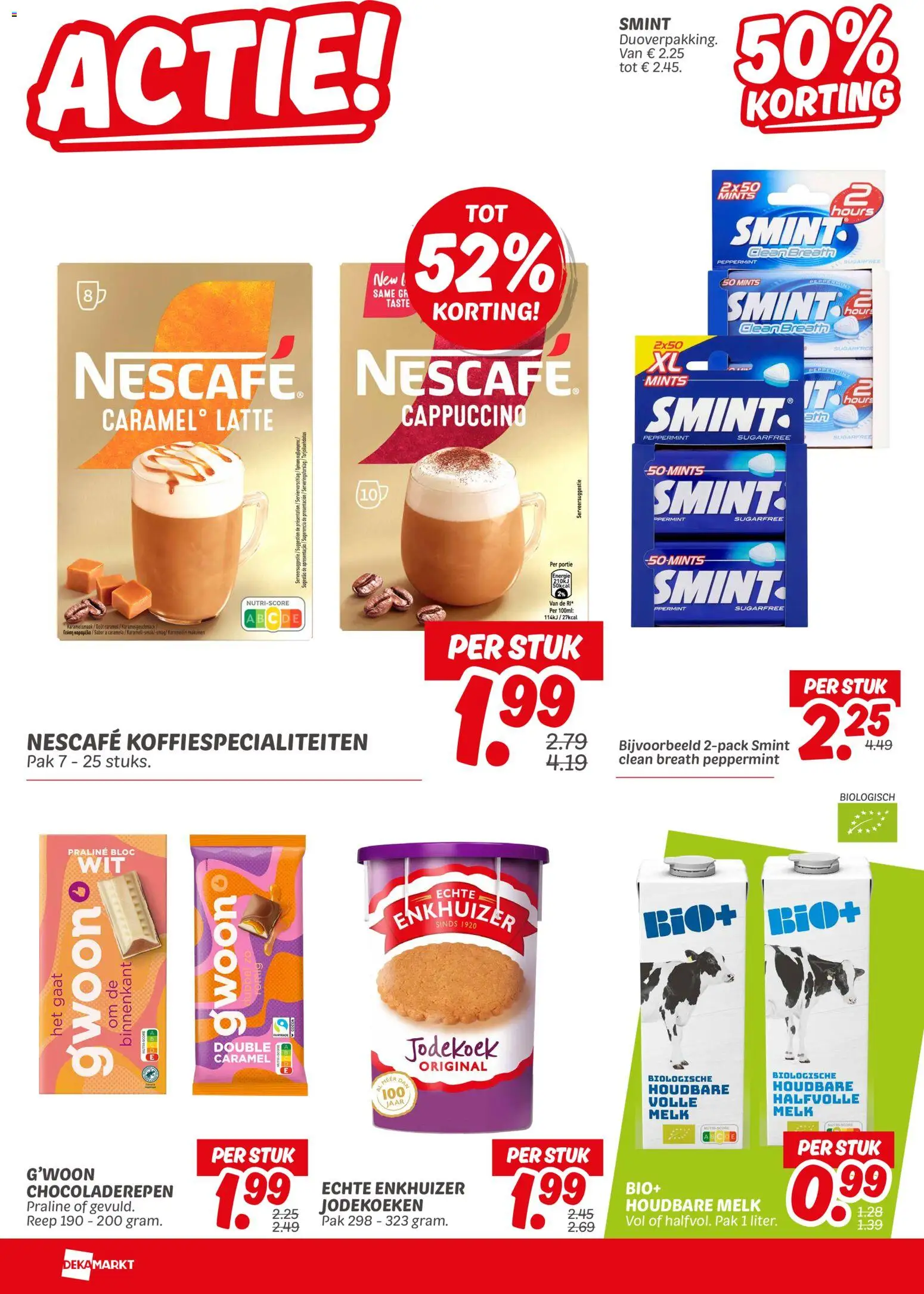 {H1} | Pagina: 14 | Producten: Melk, Halfvolle Melk, Nescafe, Cappuccino