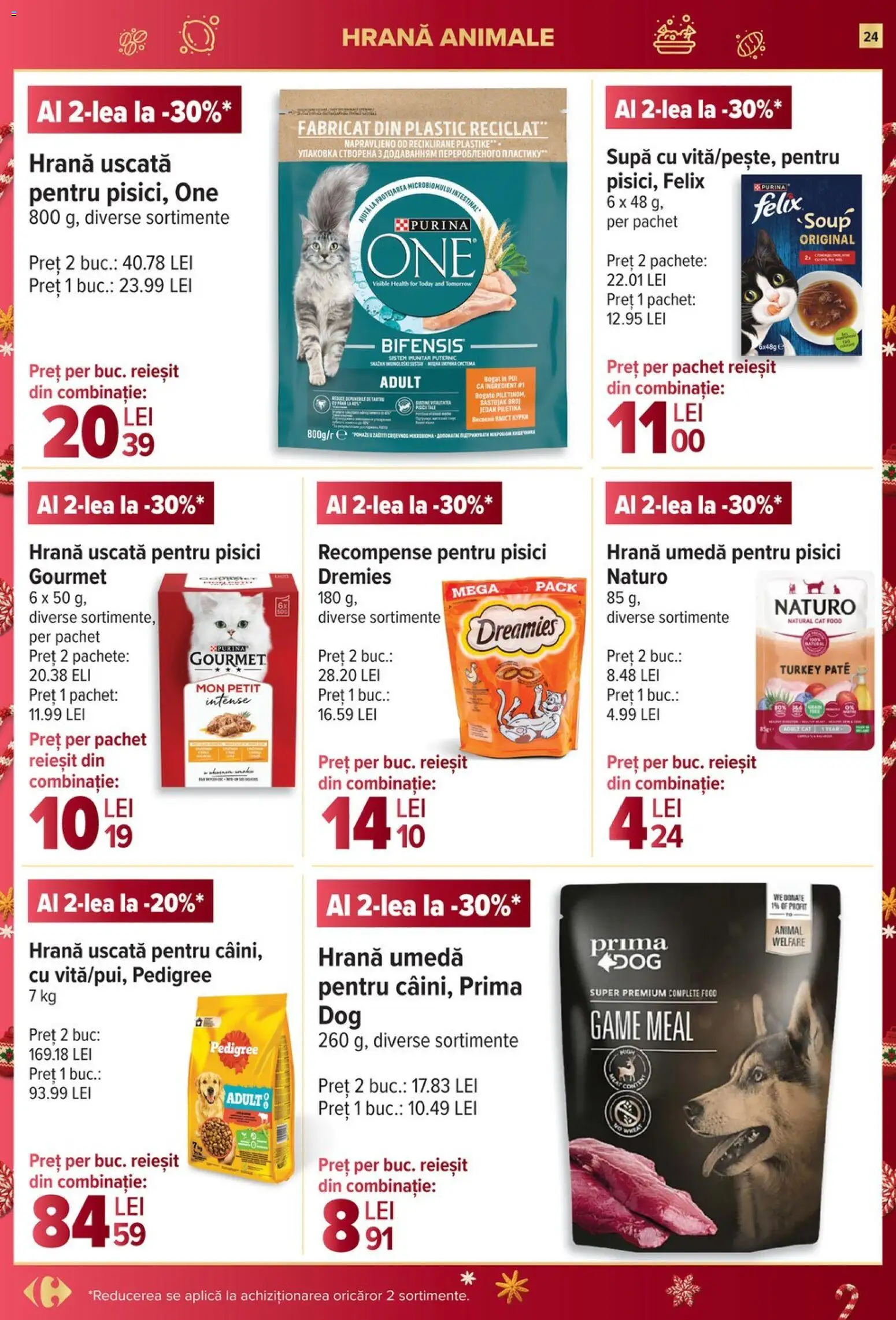 Noul catalog Carrefour – valabil de la 10.12.2025 | Pagină: 24 | Produse: Hacıyatmaz Kedi Oyuncağı, Pate