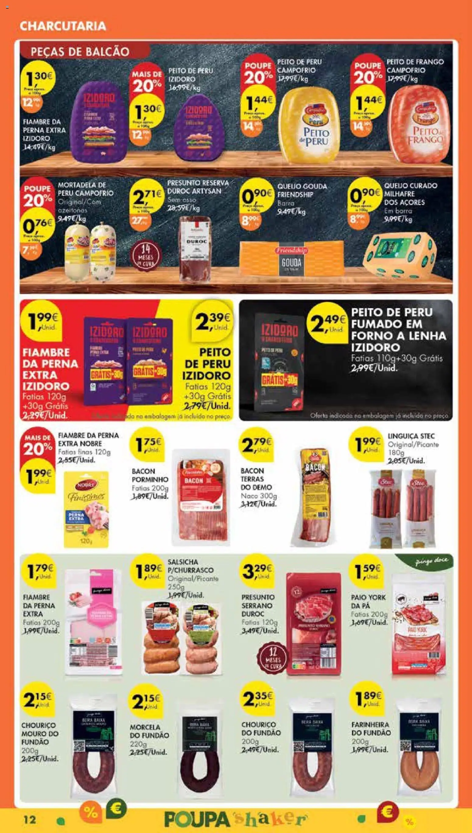 Pingo Doce Poupe Esta Semana Madeira │ válido de 25.11.2025 | Página: 12 | Produtos: Peito de frango, Peito de peru, Linguiça, Presunto