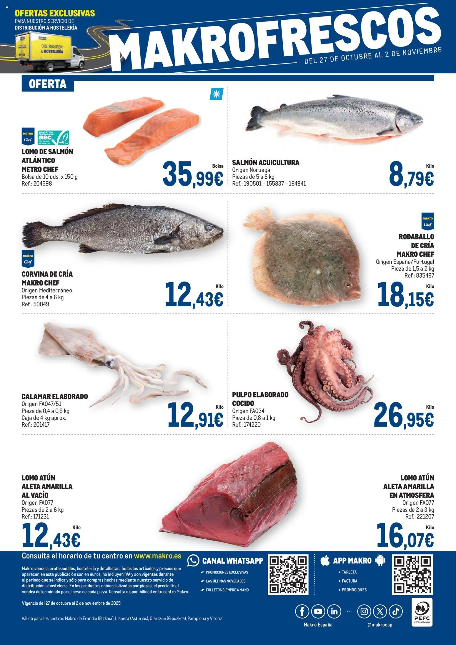Makro - Frescos Norte 2 │ válido desde el 27.10.2025 | Página: 4 | Productos: Bolsa, Peso, Caja