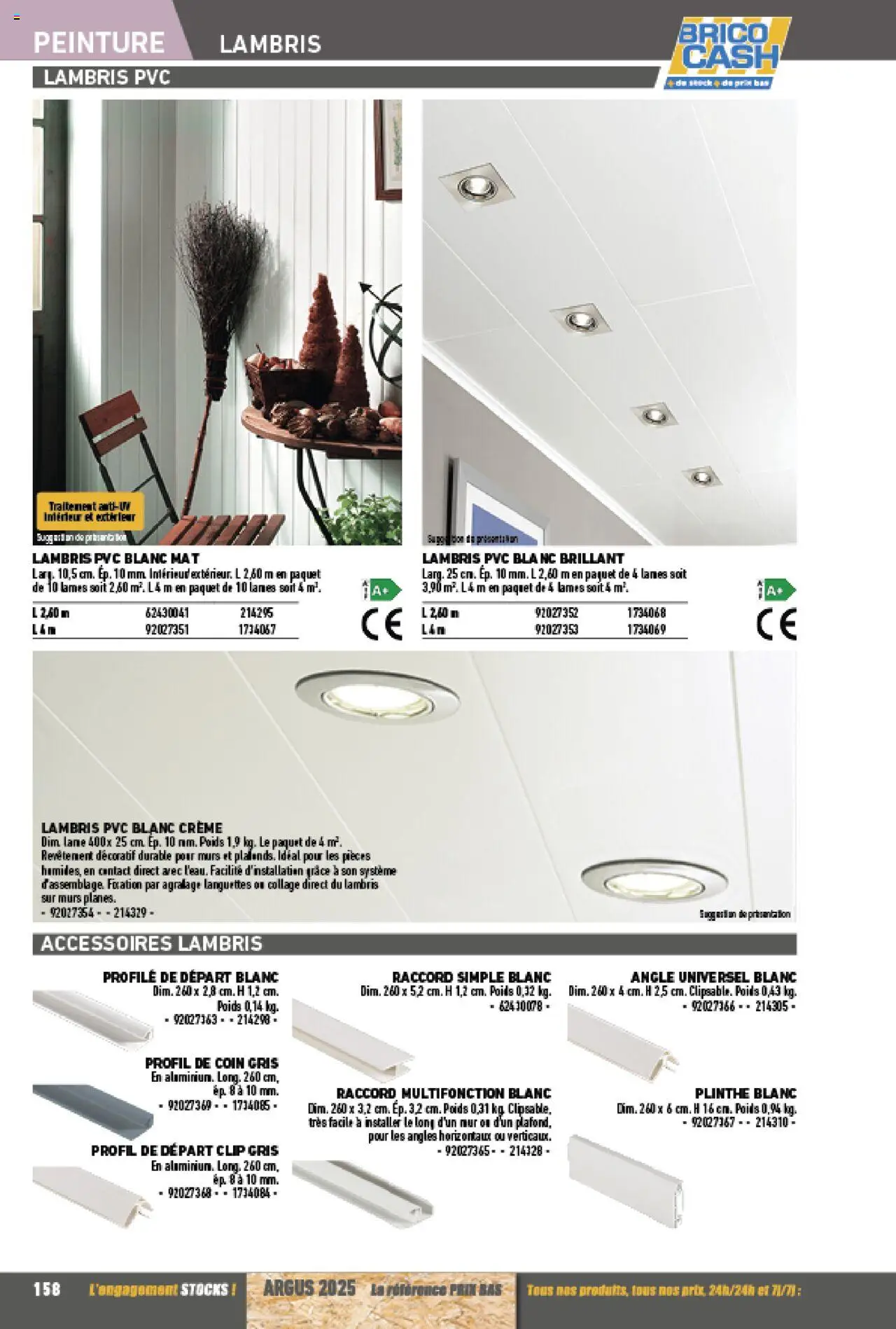 {H1} | Page: 158 | Produits: Poids, Plinthe, Crème