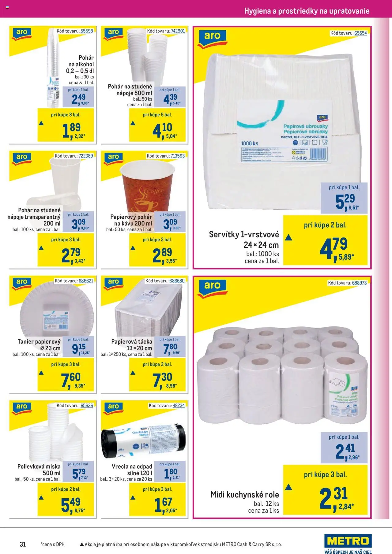 Nové Metro akcie – leták je platný od 10.09.2025 | Strana: 31 | Produkty: Alkohol
