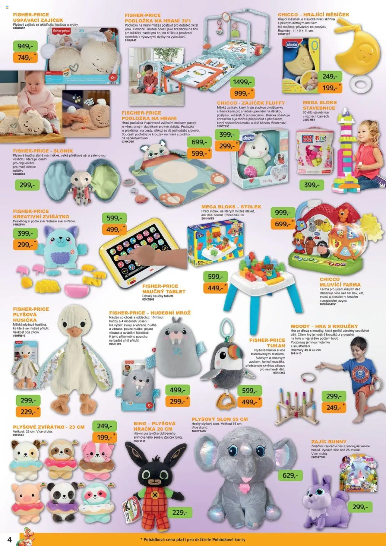 Dráčik leták od 01.04.2025 | Strana: 4 | Produkty: Fluff, Stavebnice, Tablet, Kočárek