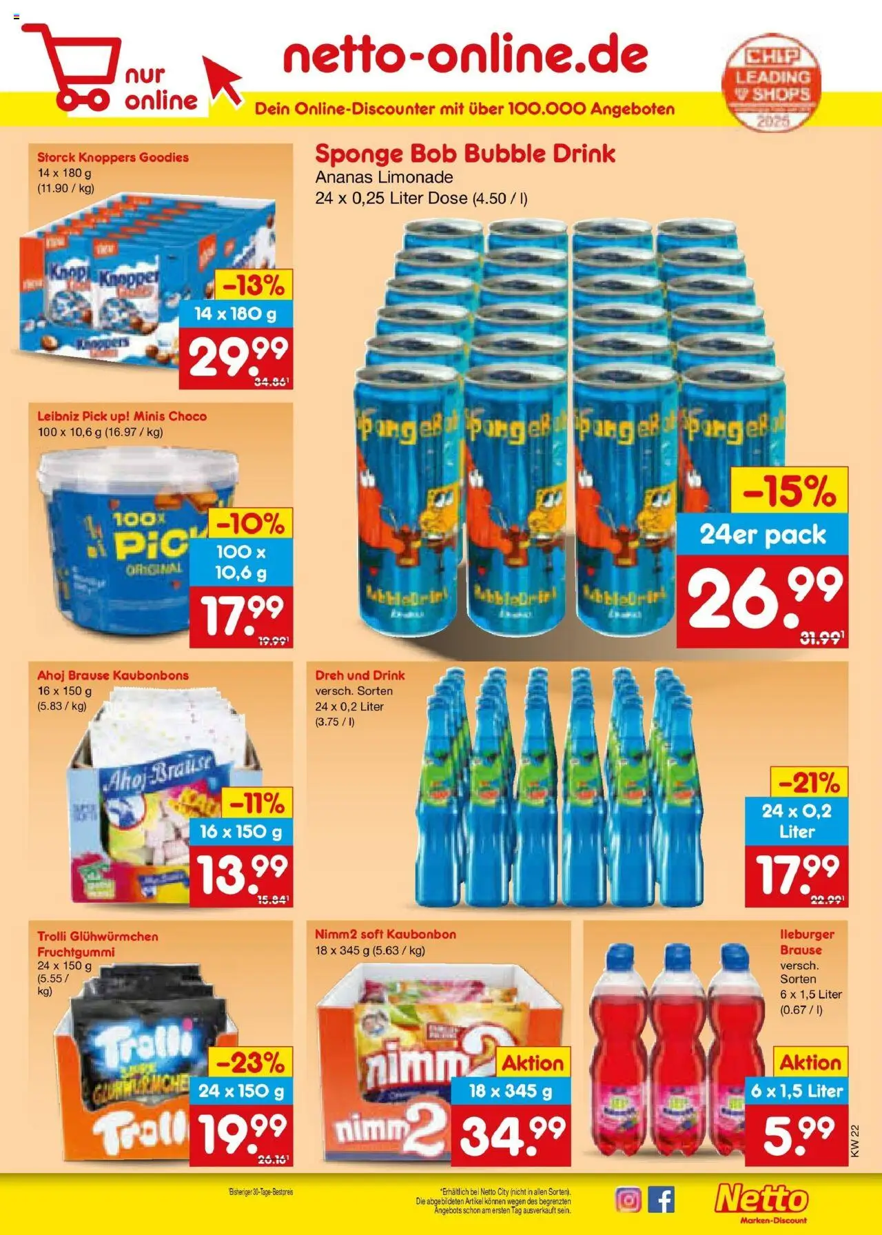 Netto Marken-Discount prospekt Gemmingen	 - gültig ab dem 26.05.2025 | Seite: 59 | Produkte: Ananas, Limonade, Knoppers