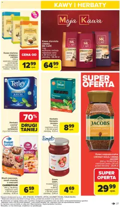 Carrefour Gazetka od 04.08.2025 | Strona: 29 | Produkty: Herbata liściasta, Dżem, Kawa, Herbata