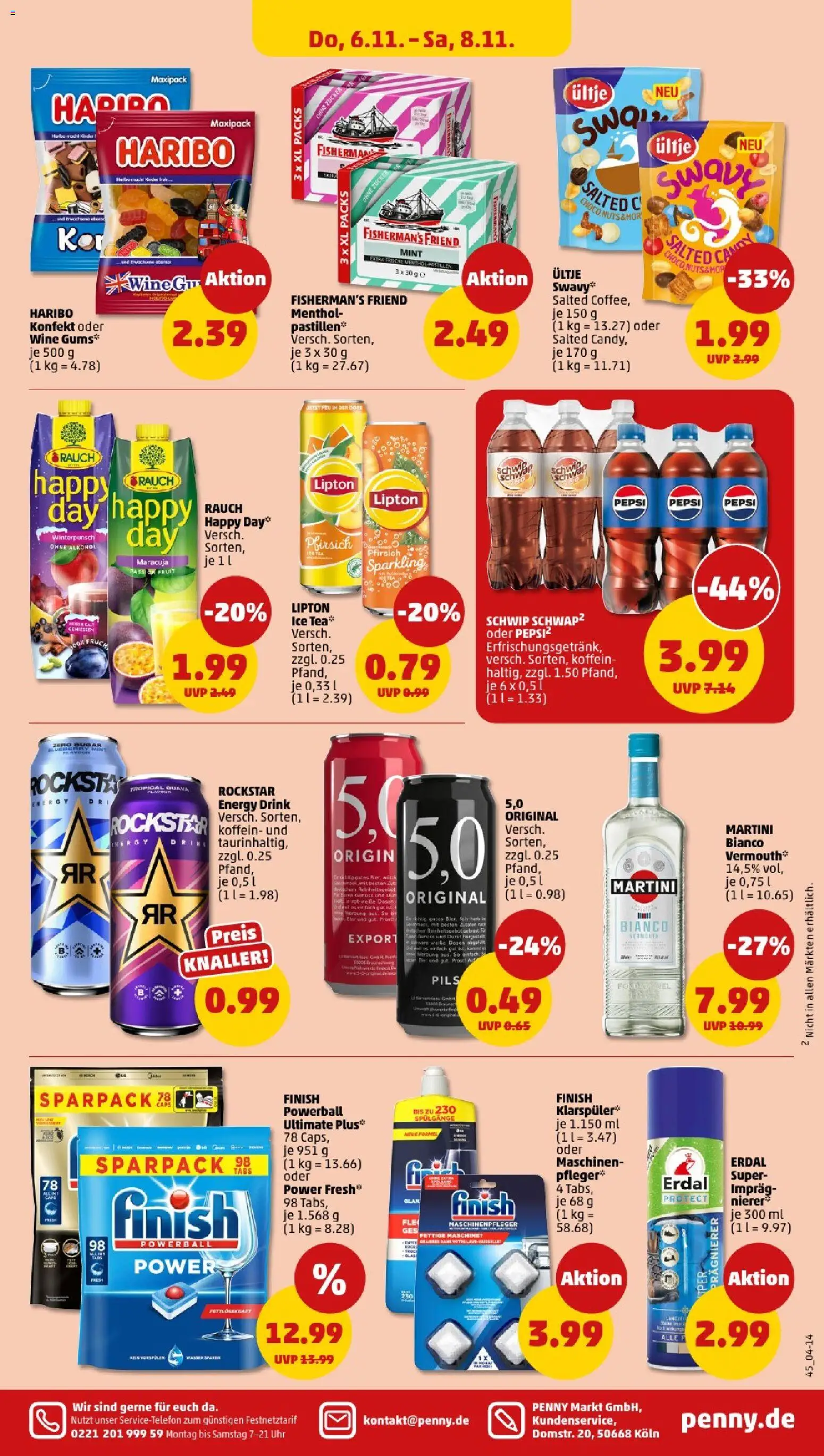 Penny - Baden-Württemberg – gültig ab 03.11.2025 | Seite: 47 | Produkte: Martini, Energy, Pils, Uhr