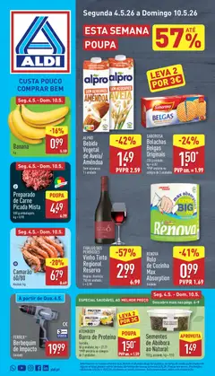 Pré-visualização Aldi folheto válido de 04.05.2026
