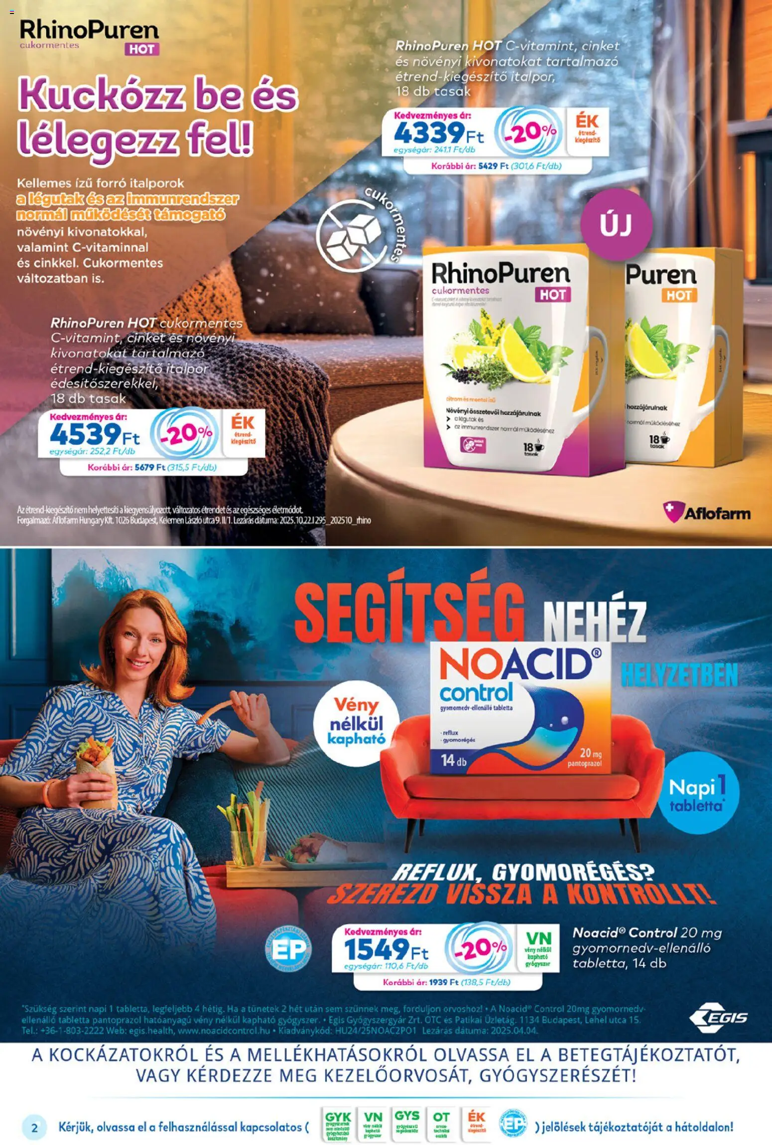 Gyöngy Patikák akciós ujság - amely érvényes a következő dátumtól: 01.12.2025 | Oldal: 2 | Termékek: Italpor, Citrom