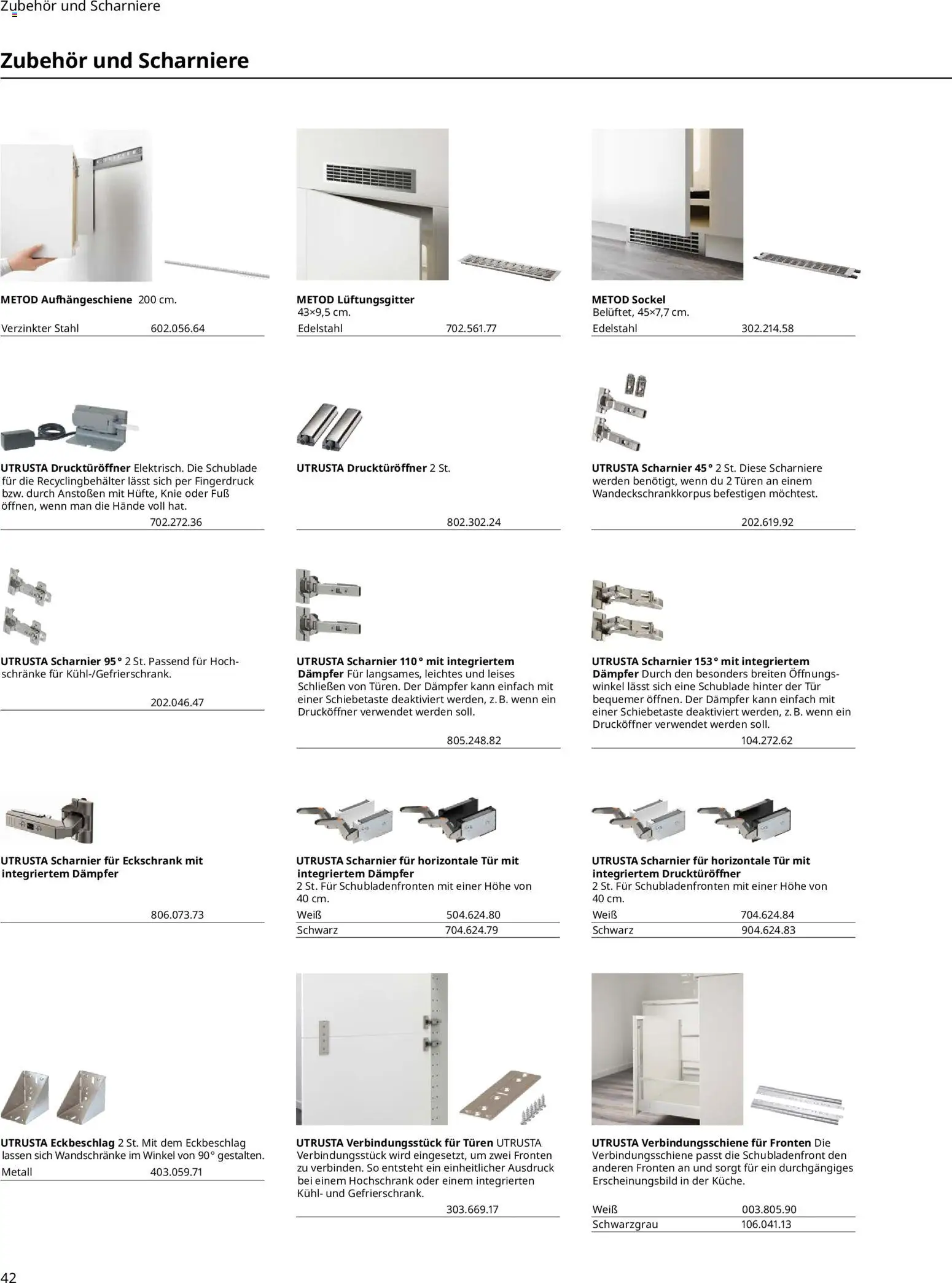 Ikea Prospekt 	 – gültig ab 01.04.2025 | Seite: 42 | Produkte: Tür, Hochschrank