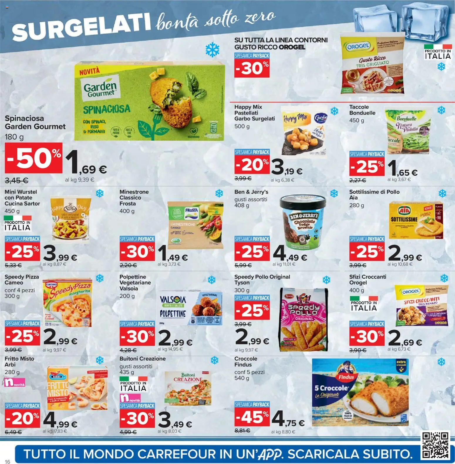 Volantino Carrefour del 17.11.2025 | Pagina: 16 | Prodotti: Minestrone, Pollo, Riso, Padella