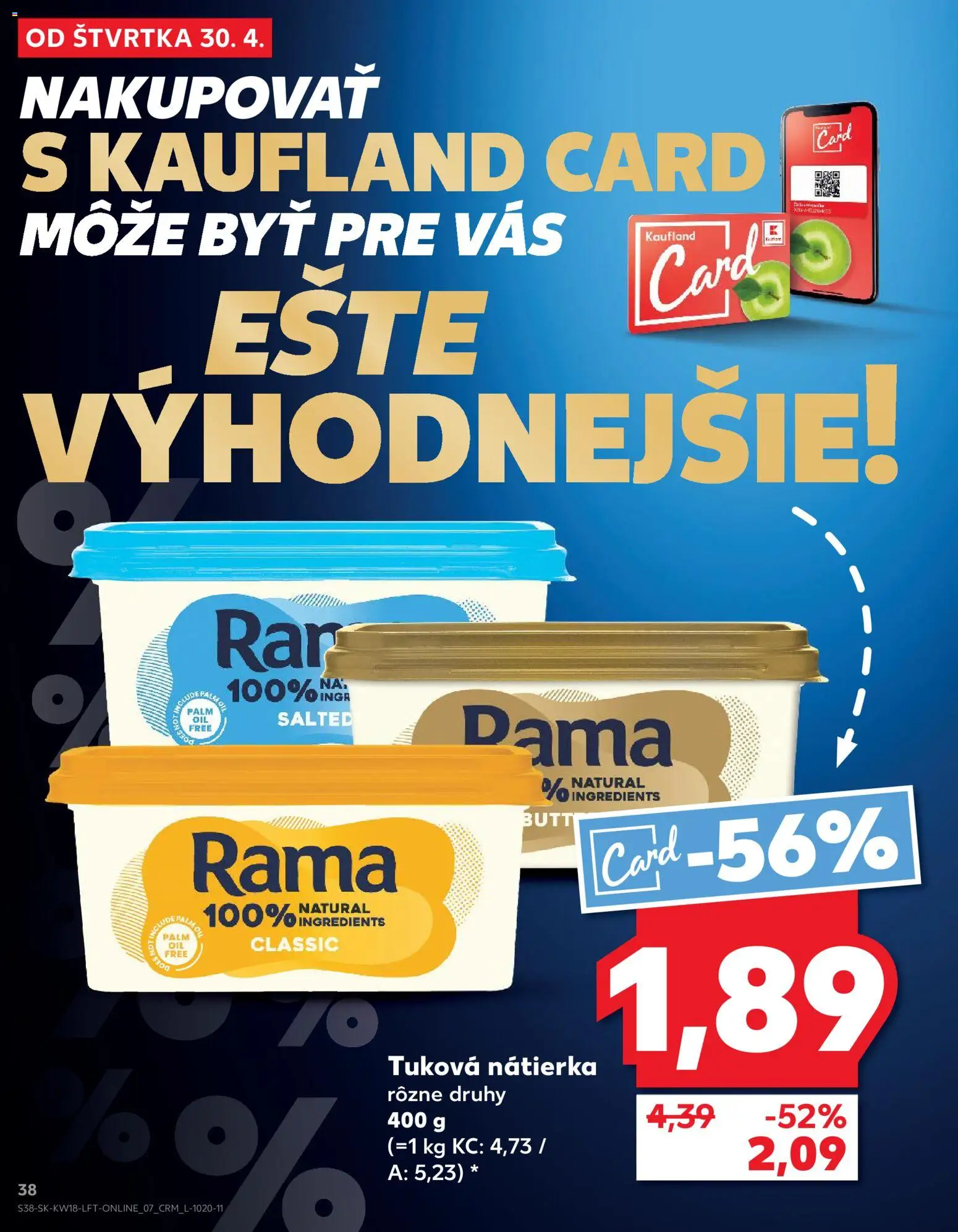 Nové Kaufland akcie – leták je platný od 30.04.2026 | Strana: 38