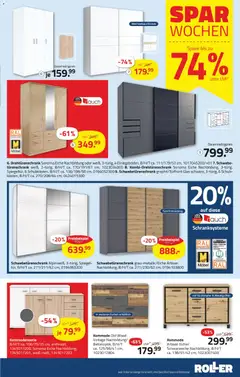 Roller Prospekt 	 ab 08.03.2026 gültig | Seite: 7 | Produkte: Kommode, Schwebetürenschrank, Drehtürenschrank, Spiegel