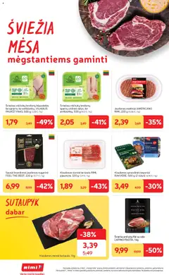 Rimi akcijos nuo 16.09.2025 | Puslapis: 6 | Prekių: Kiaulienos, Jautienos