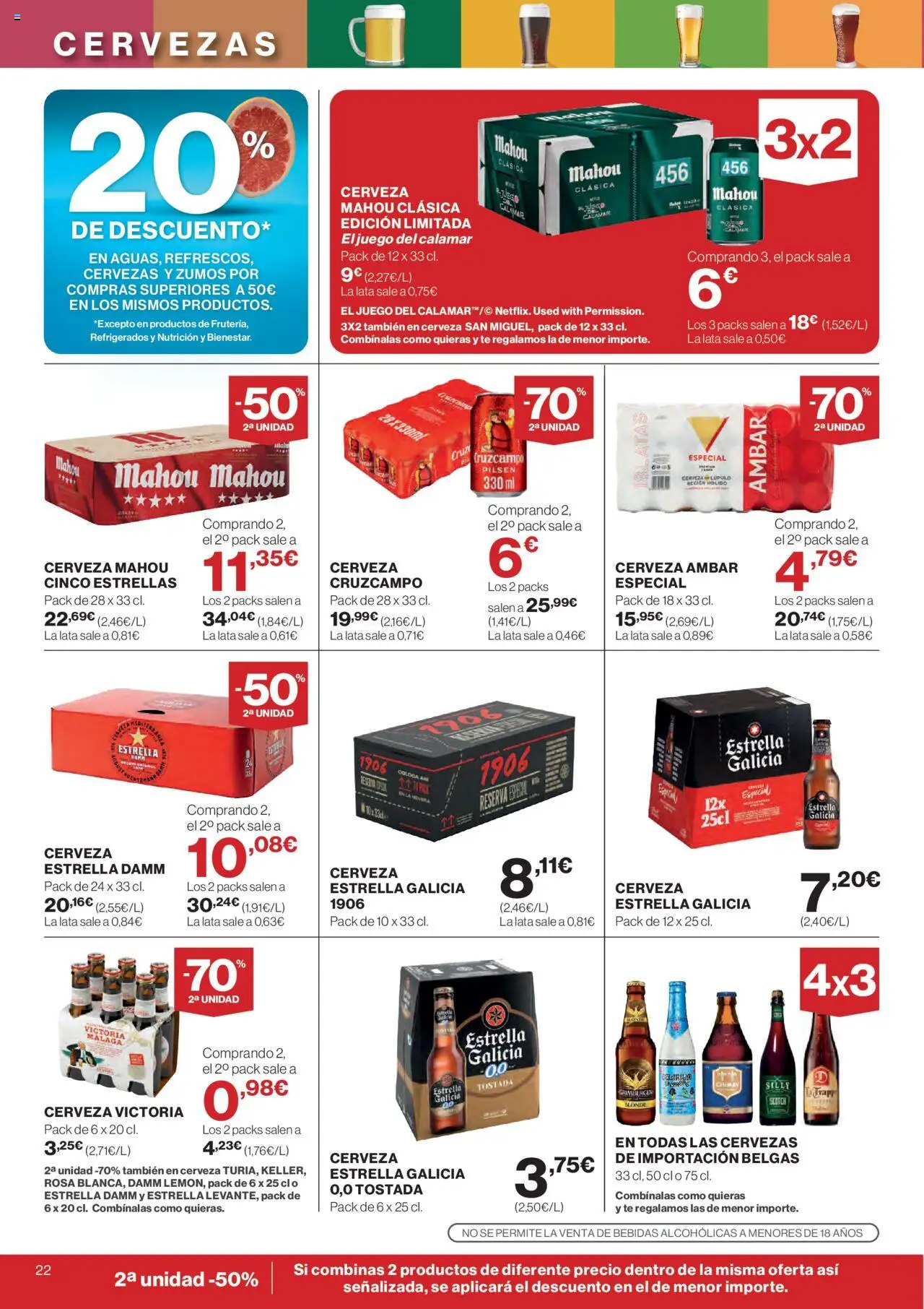 Hipercor catálogo │ válido desde el 05.06.2025 | Página: 24 | Productos: Cerveza, Té, Tablet, Nevera