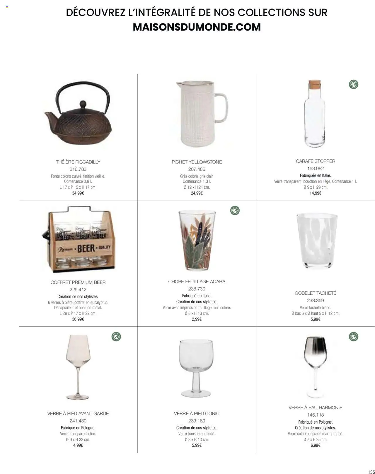 {H1} | Page: 137 | Produits: Théière