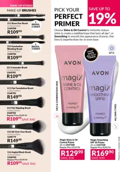 Avon specials catalogue – valid from 01.10.2025 | Page: 60 | Products: Primer, Foundation, Concealer, Blush