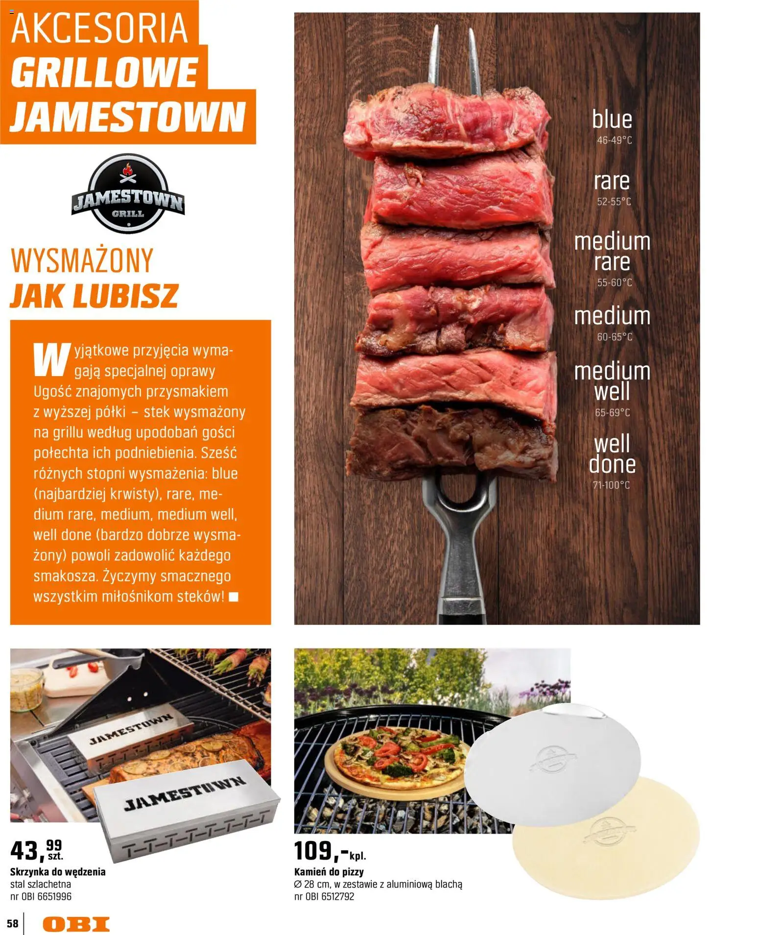 OBI gazetka - Ogród od 11.03.2026 | Strona: 58 | Produkty: Grill