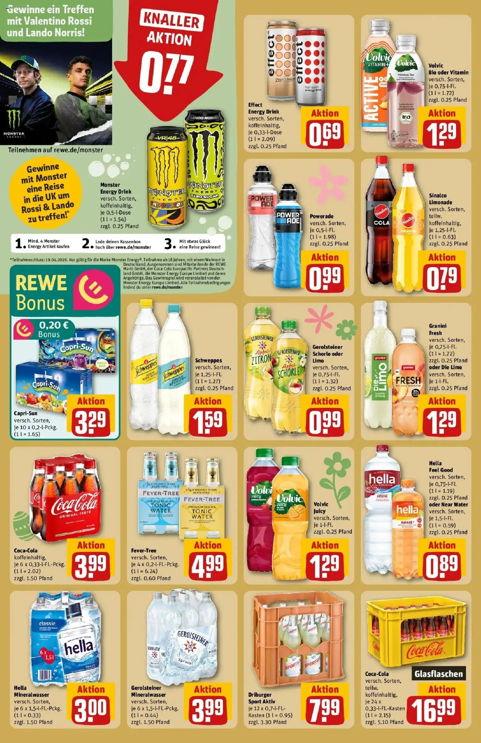 Rewe Prospekt Bielefeld	 – gültig ab 30.03.2026 | Seite: 22 | Produkte: Cola, Mineralwasser, Zucker, Pfirsich