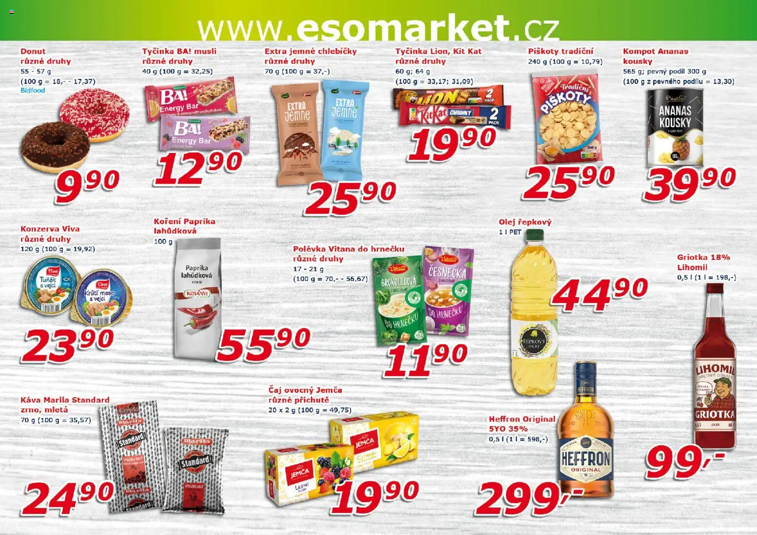 Eso market leták od 07.01.2026 | Strana: 6 | Produkty: Kompot, Ananas, Maso, Krůtí maso