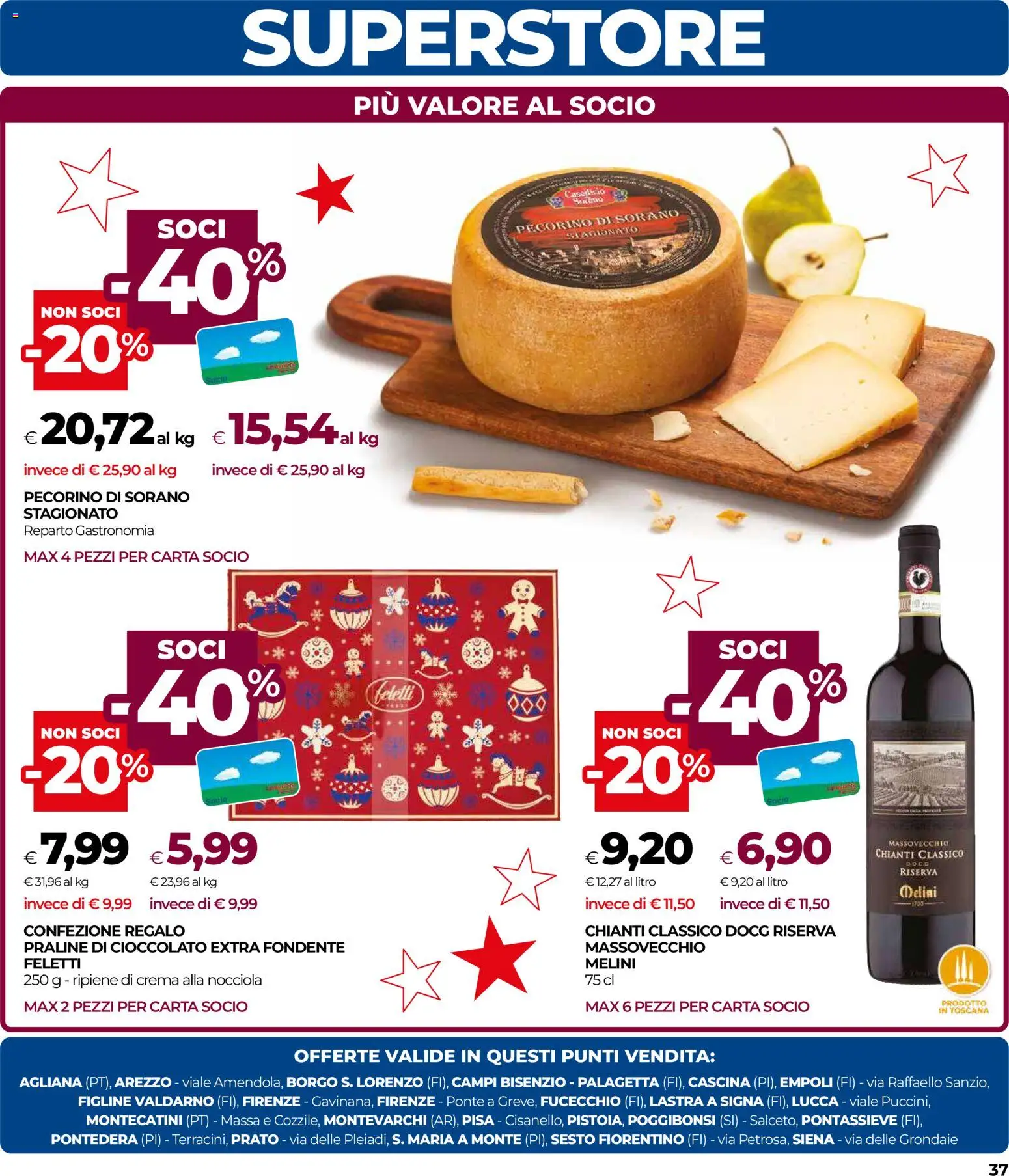 Volantino COOP del 16.12.2025 | Pagina: 37 | Prodotti: Crema, Cioccolato, Pecorino