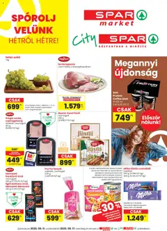Spar - City Spar szórólap - amely érvényes a következő dátumtól: 11.09.2025