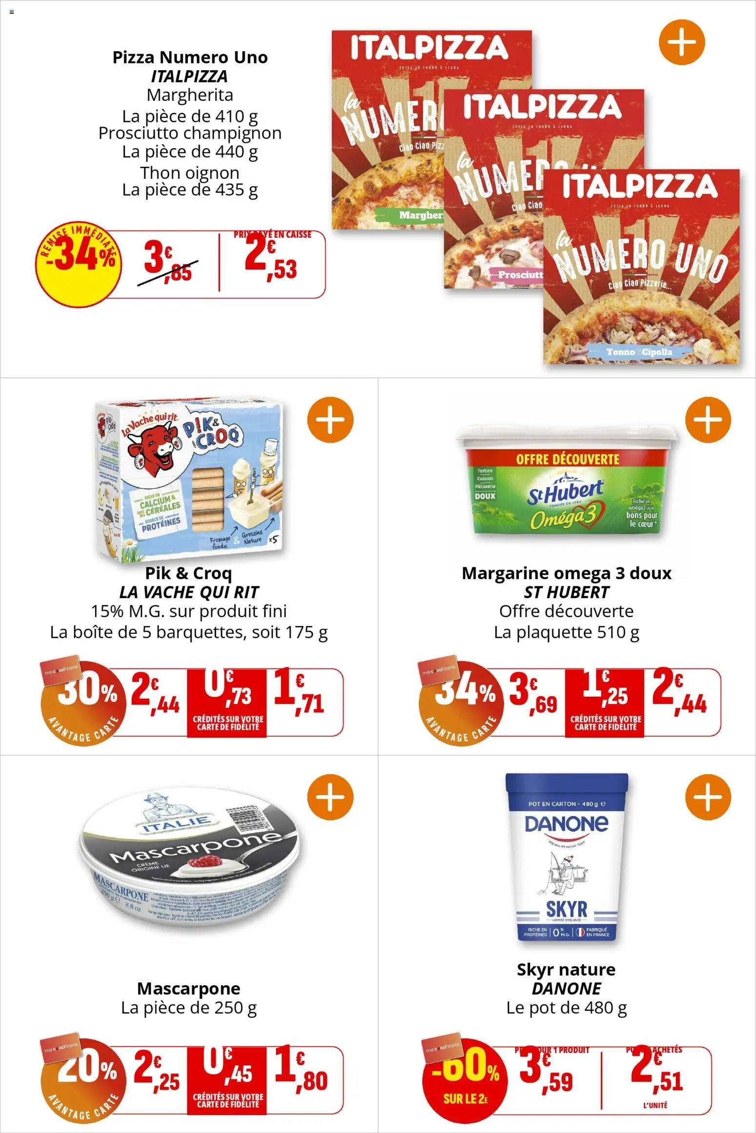 {H1} | Page: 13 | Produits: Oignon, Pizza, Céréales, Crème