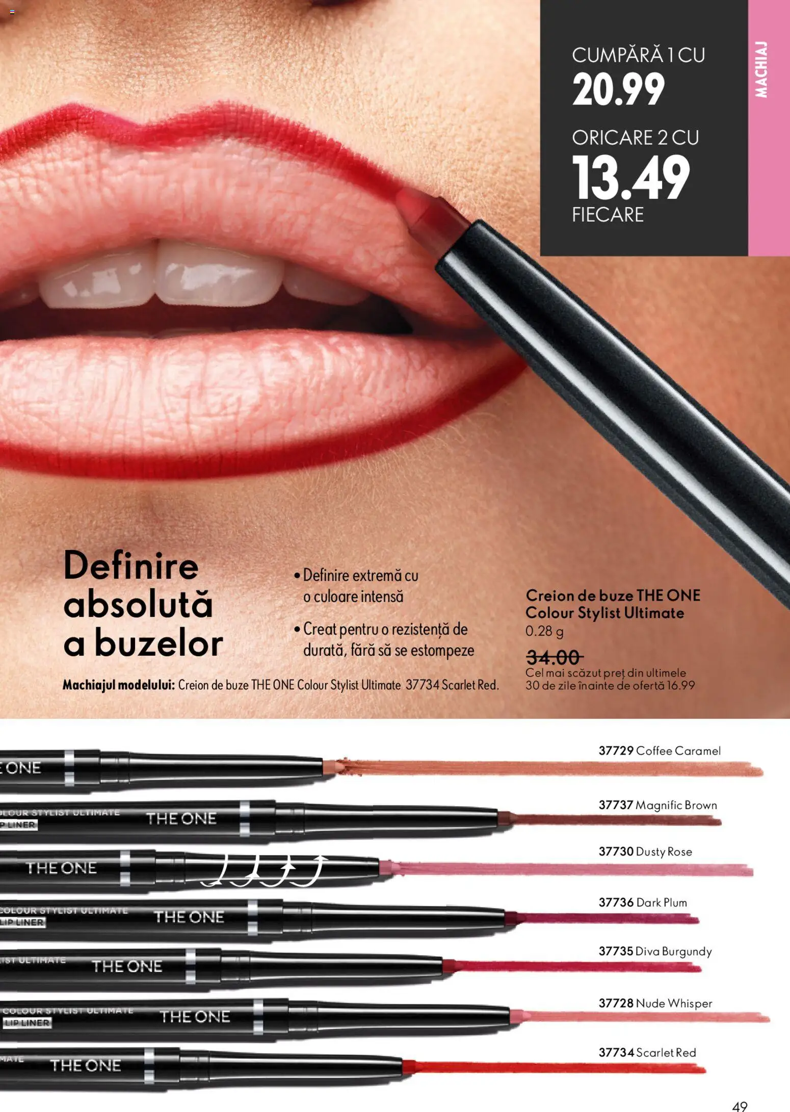 Noul catalog Oriflame – valabil de la 15.04.2026 | Pagină: 49 | Produse: Machiaj