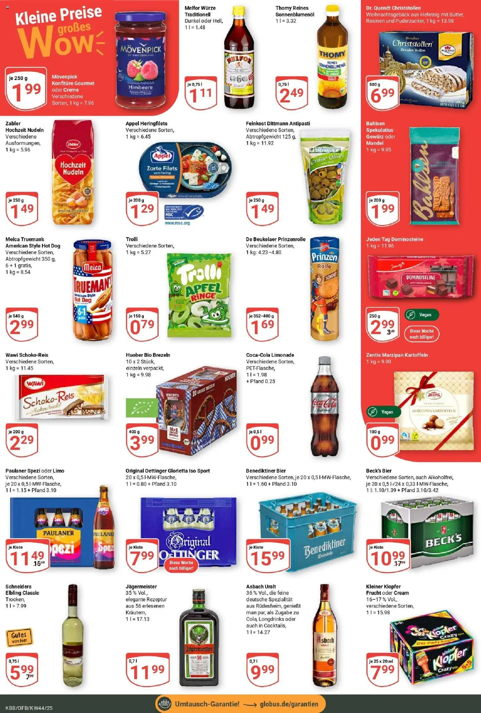 Globus prospekt Koblenz-Bubenheim	 – gültig ab 26.10.2025 | Seite: 6 | Produkte: Sonnenblumenol, Äpfel, Oettinger, Jägermeister