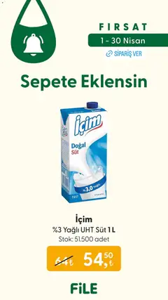 01.04.2026 tarihinden itibaren geçerli olan File Market kataloğu önizlemesi