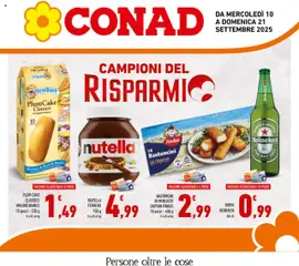 Anteprima del volantino Conad Campania catalogo valido a partire dal 10.09.2025
