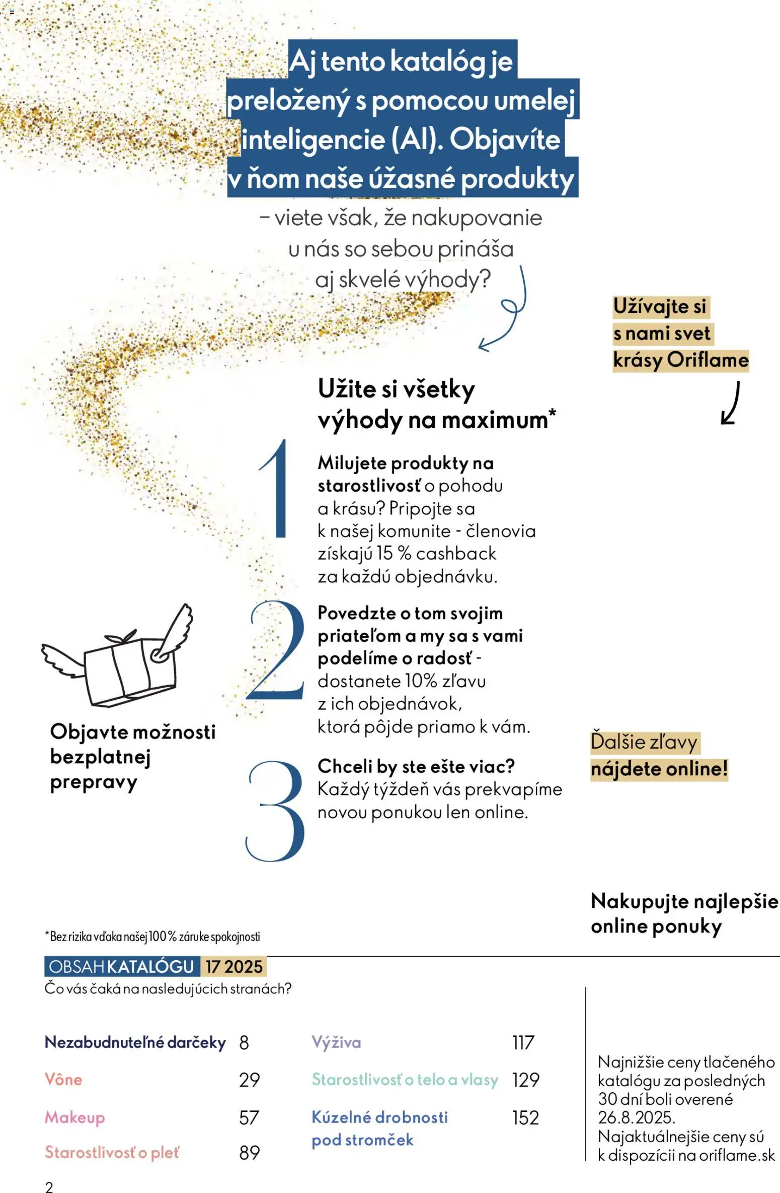 Nové Oriflame akcie – leták je platný od 03.12.2025 | Strana: 2