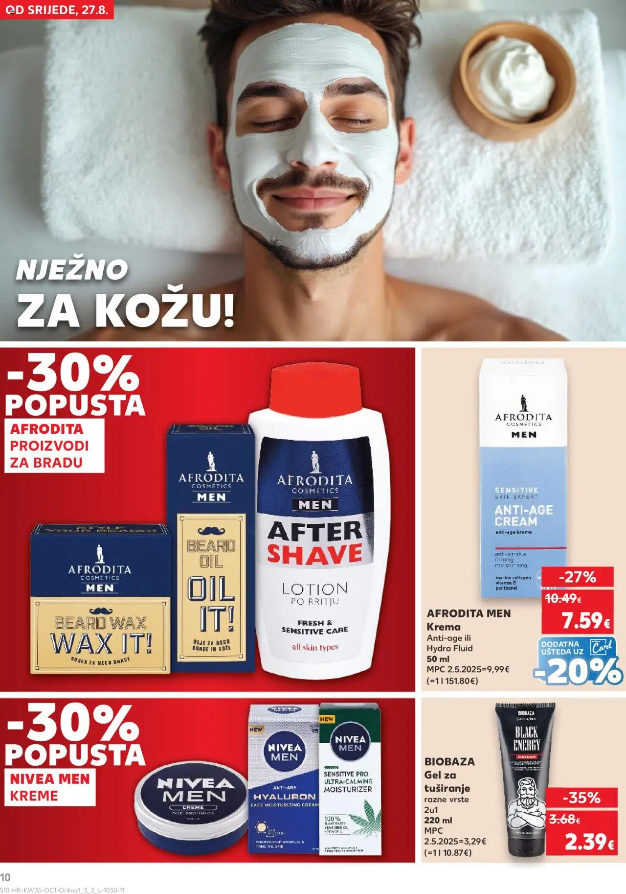 Kaufland katalog | vrijedi od 27.08.2025 | Stranica: 10 | Proizvodi: Gel za tuširanje, Krema, Nivea