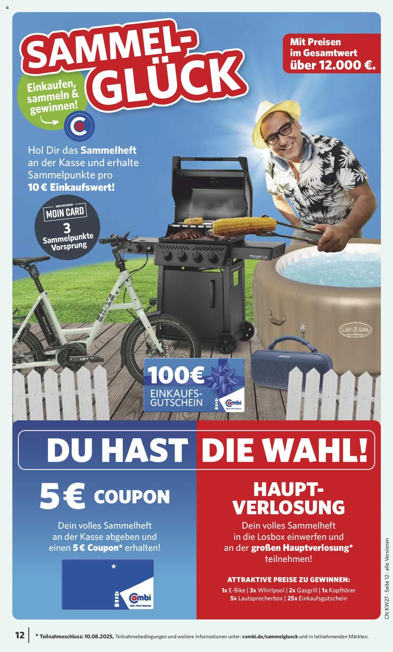 Combi Prospekt 	 - gültig ab dem 30.06.2025 | Seite: 16 | Produkte: Grill, E-Bike, Kopfhörer