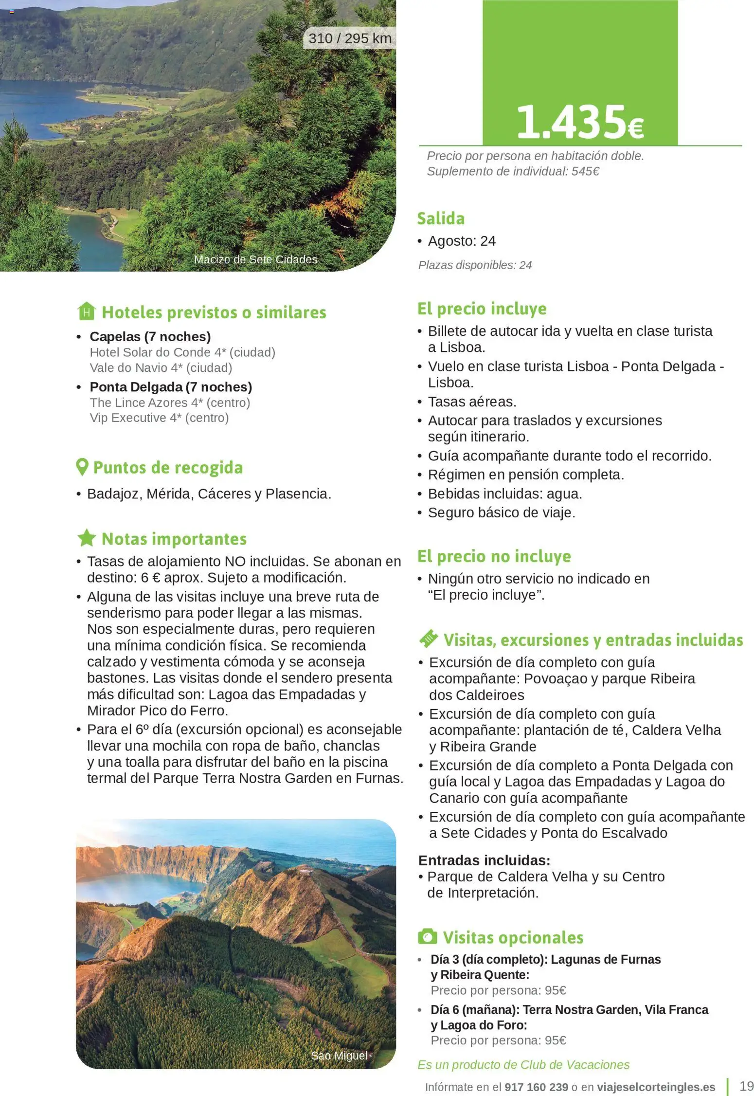 Viajes El Corte Inglés Junta de Extremadura │ válido desde el 01.03.2026 | Página: 19 | Productos: Mochila, Ropa, Baño