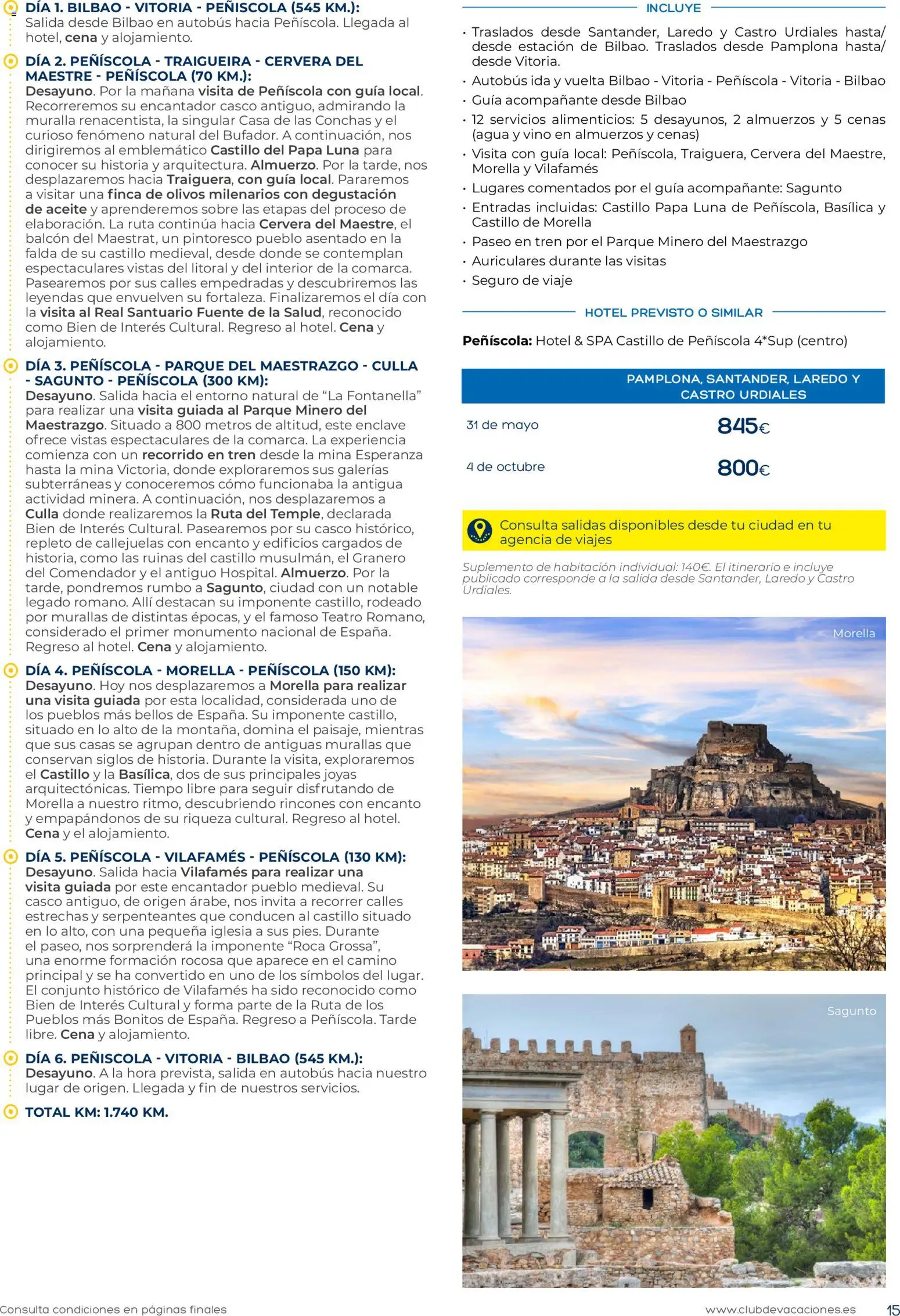 Viajes El Corte Inglés Zona Norte │ válido desde el 01.01.2026 | Página: 15