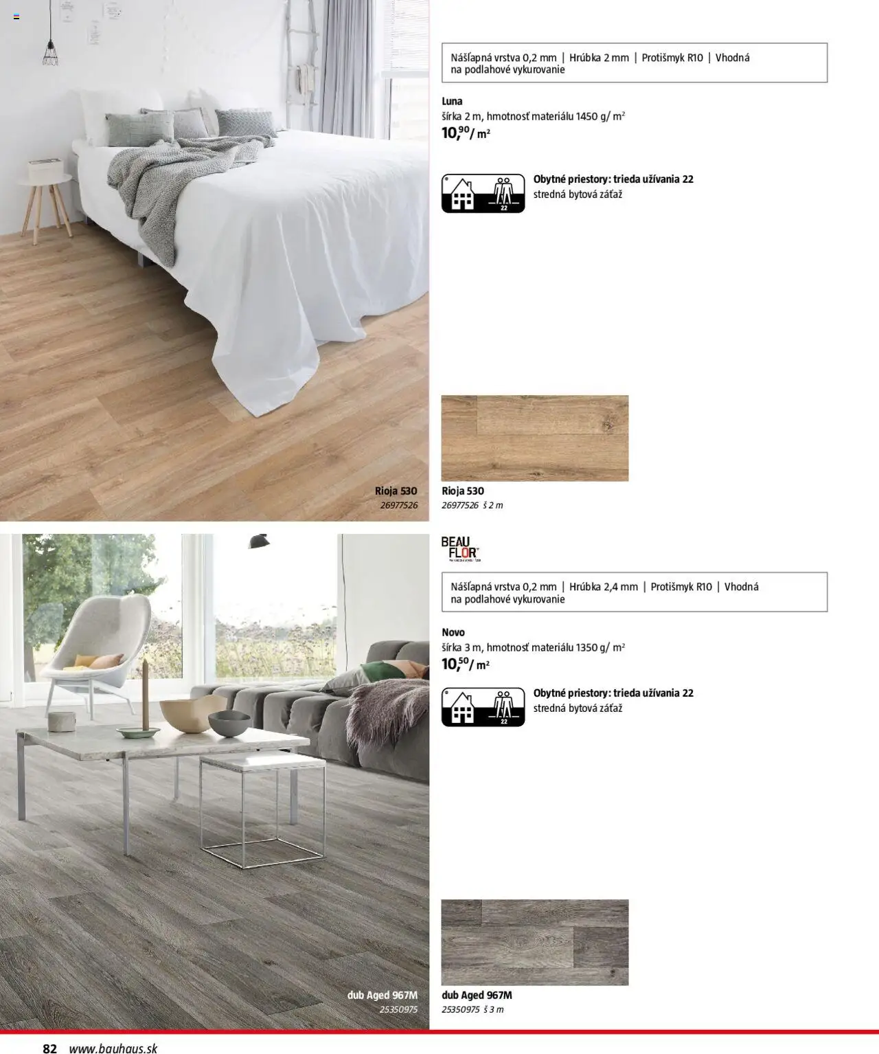 Bauhaus katalóg Podlahové krytiny │ platný od 04.08.2025 | Strana: 82