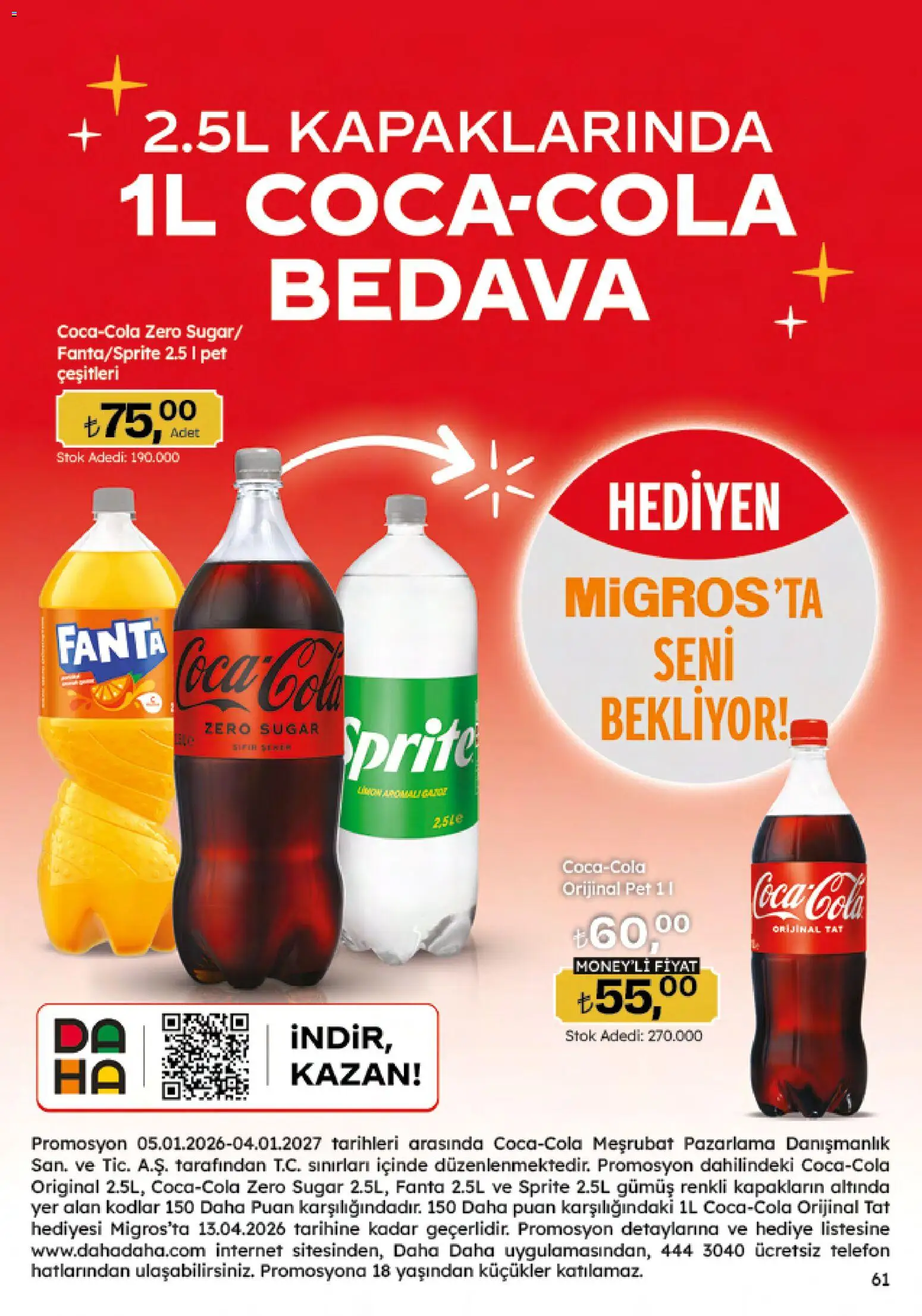 Migros Katalog - Migroskop - 12.02.2026 tarihinden itibaren geçerlidir | Sayfa: 61 | Ürünler: Telefon, Fanta, Sprite