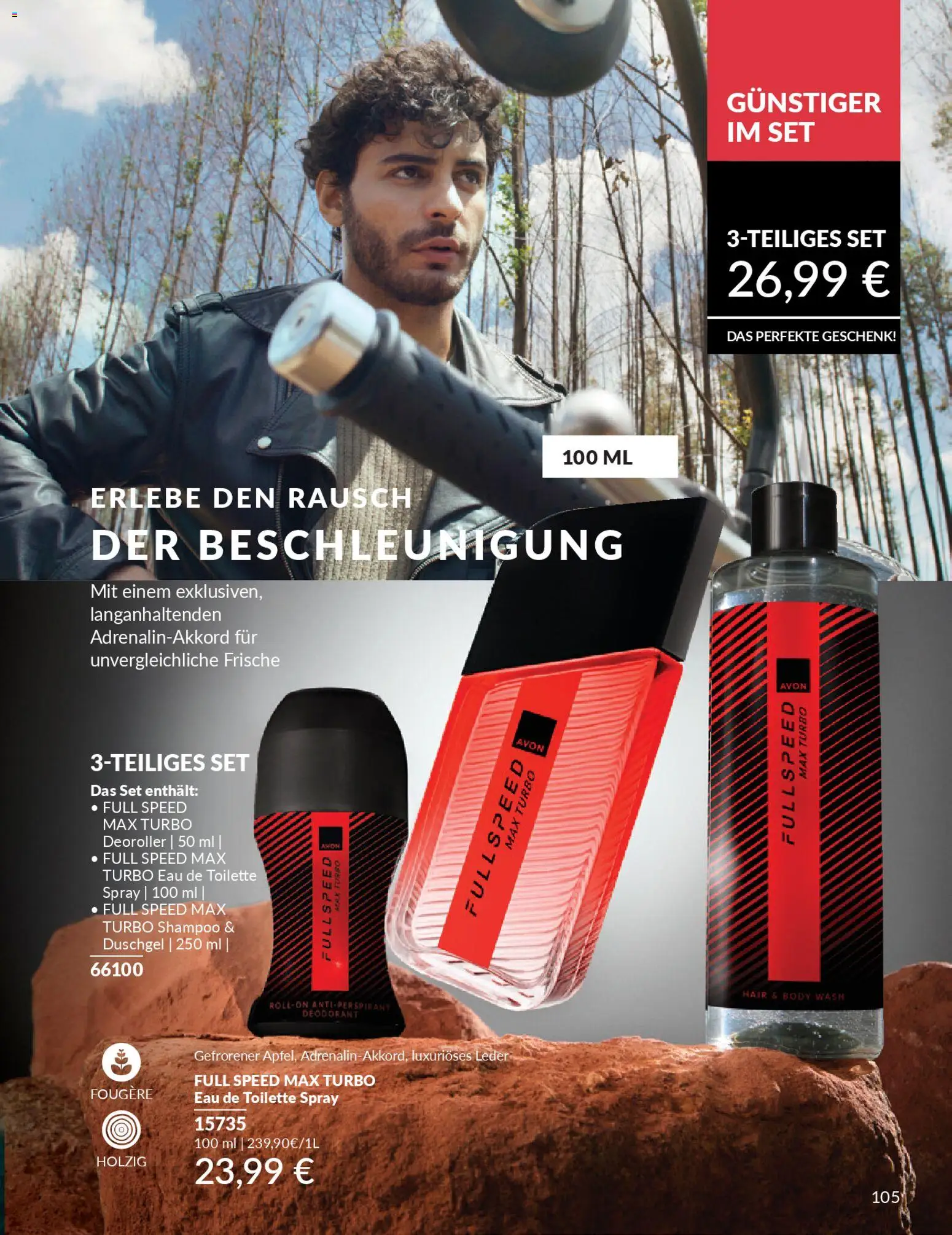 AVON Katalog März 2026 – gültig ab 01.03.2026 | Seite: 107 | Produkte: Toilette, Eau de Toilette, Duschgel, Deodorant