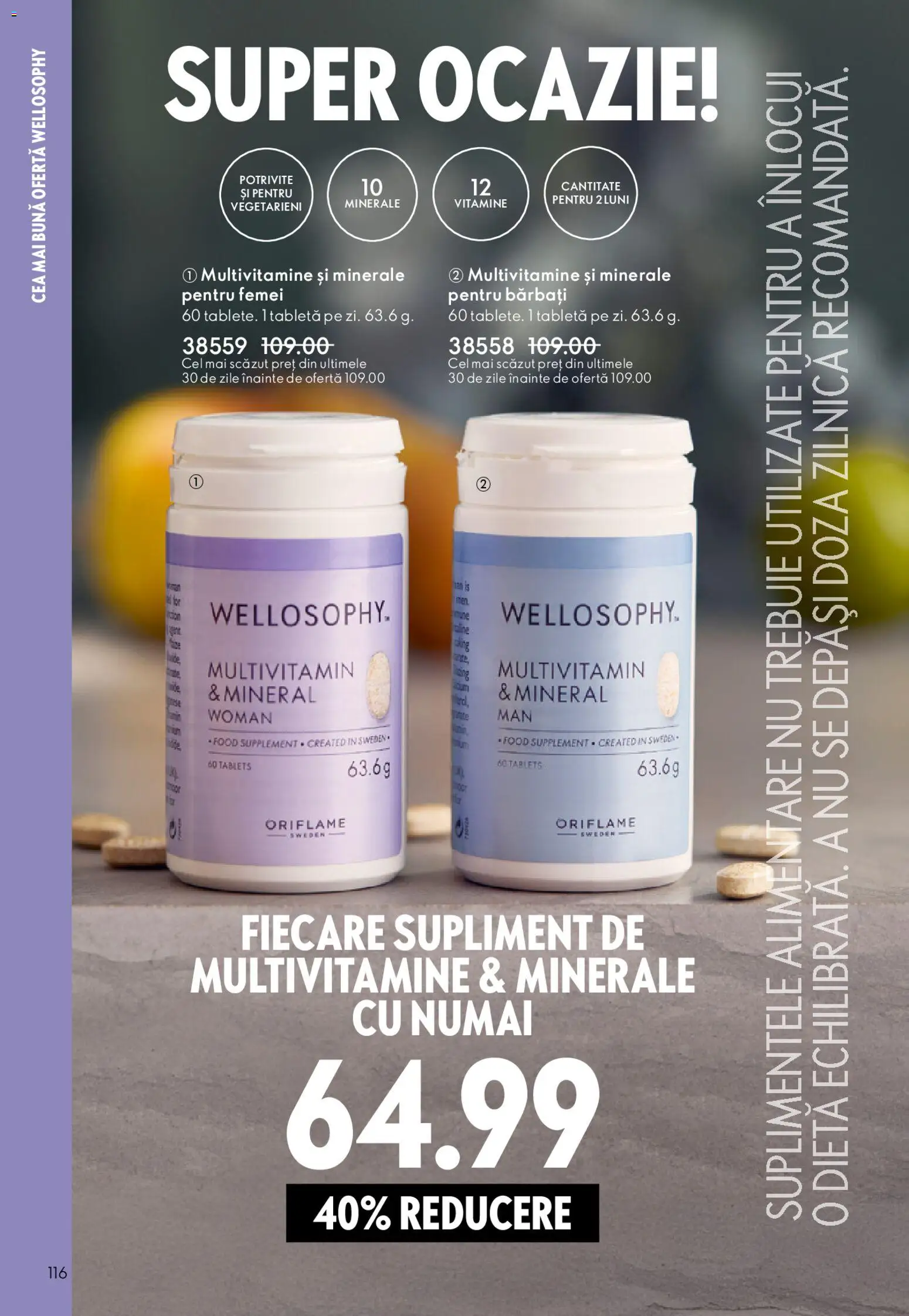 Noul catalog Oriflame – valabil de la 25.03.2026 | Pagină: 116 | Produse: Tabletă