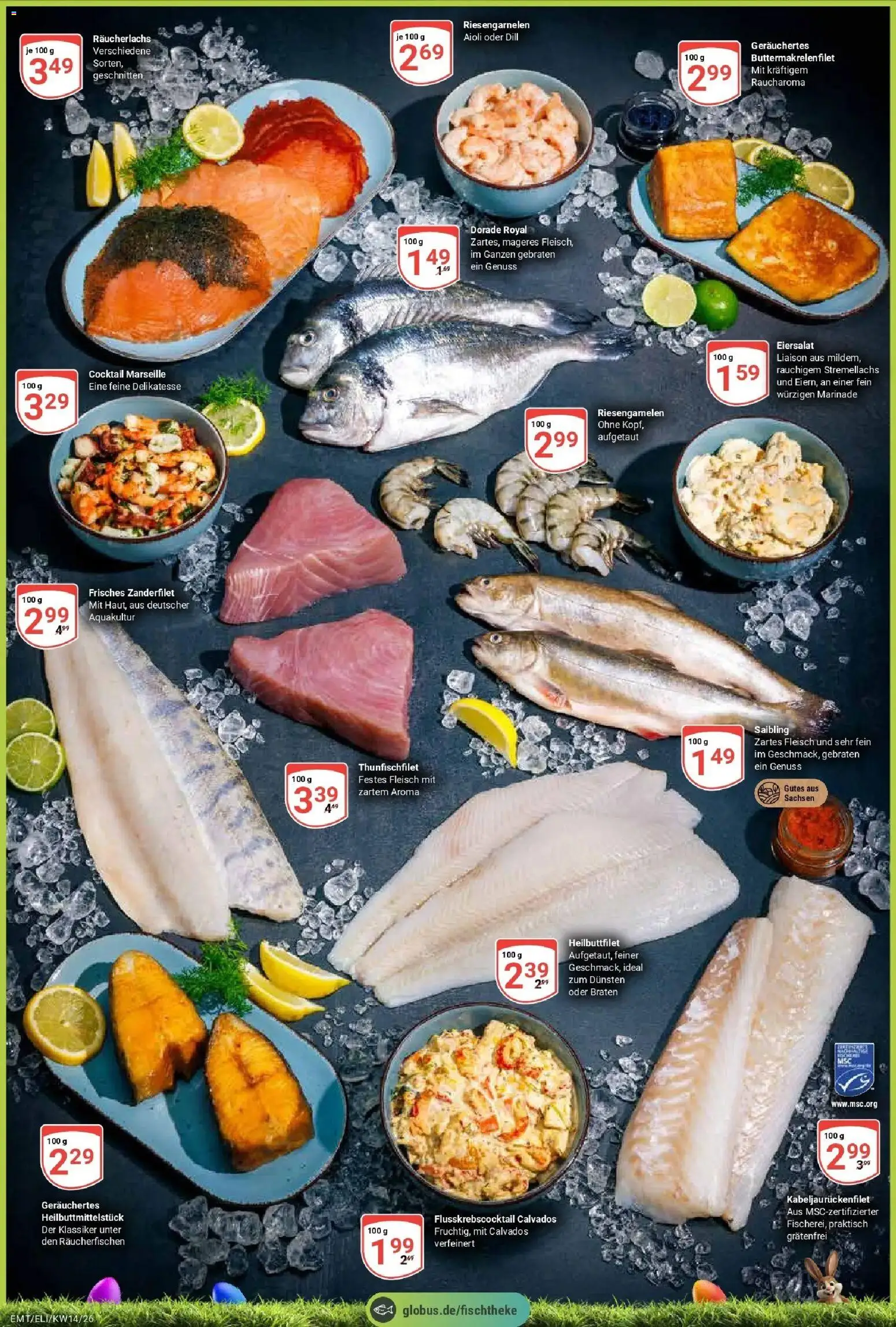 Globus prospekt Mittelhausen	 – gültig ab 30.03.2026 | Seite: 5 | Produkte: Dorade, Räucherlachs, Dill, Fleisch