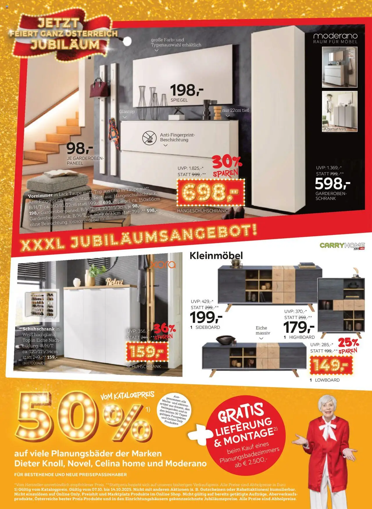 XXXLutz Prospekt aktuell gültig ab 07.10.2025 | Seite: 10 | Produkte: Schrank, Spiegel