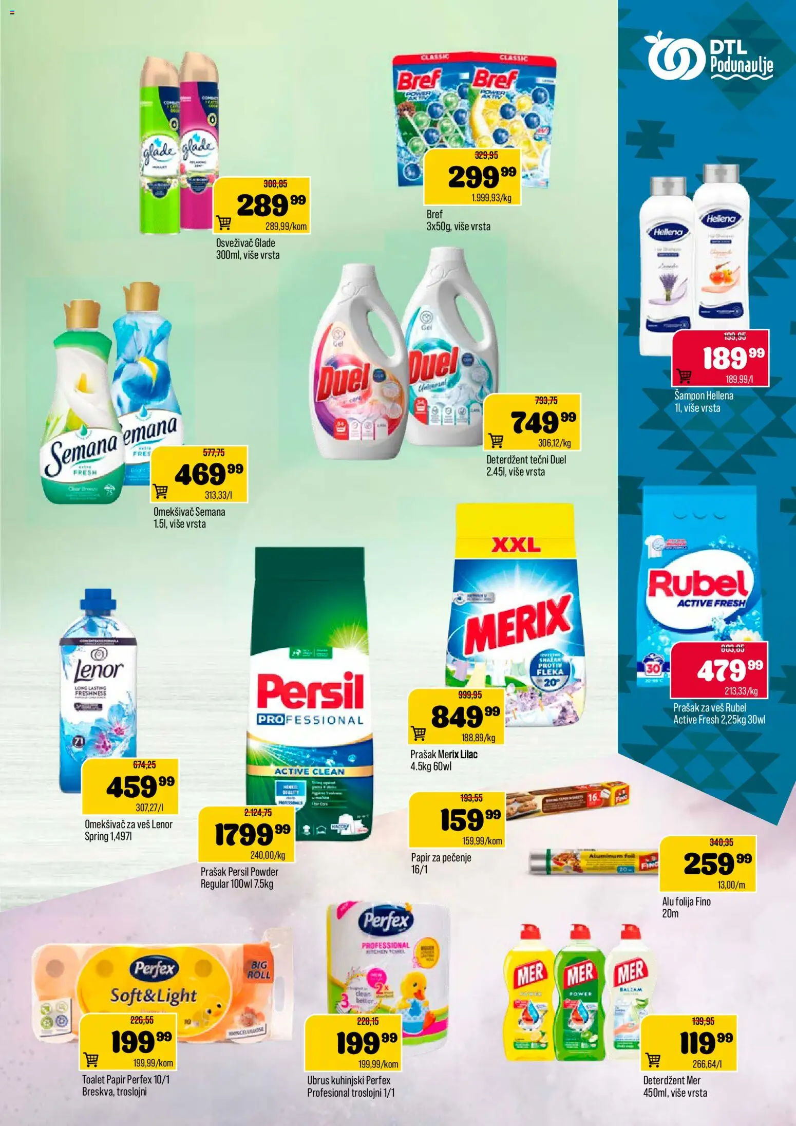 Podunavlje katalog - važi od 17.12.2025 | Strana: 11 | Proizvode: Deterdžent, Lenor, Toalet papir, Persil