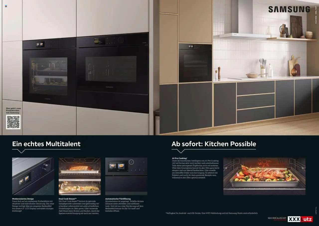 XXXLutz - Die neuen Küchentrends gültig ab 01.08.2025 | Seite: 49 | Produkte: Smartphone, Libacomb, Ofen, Samsung