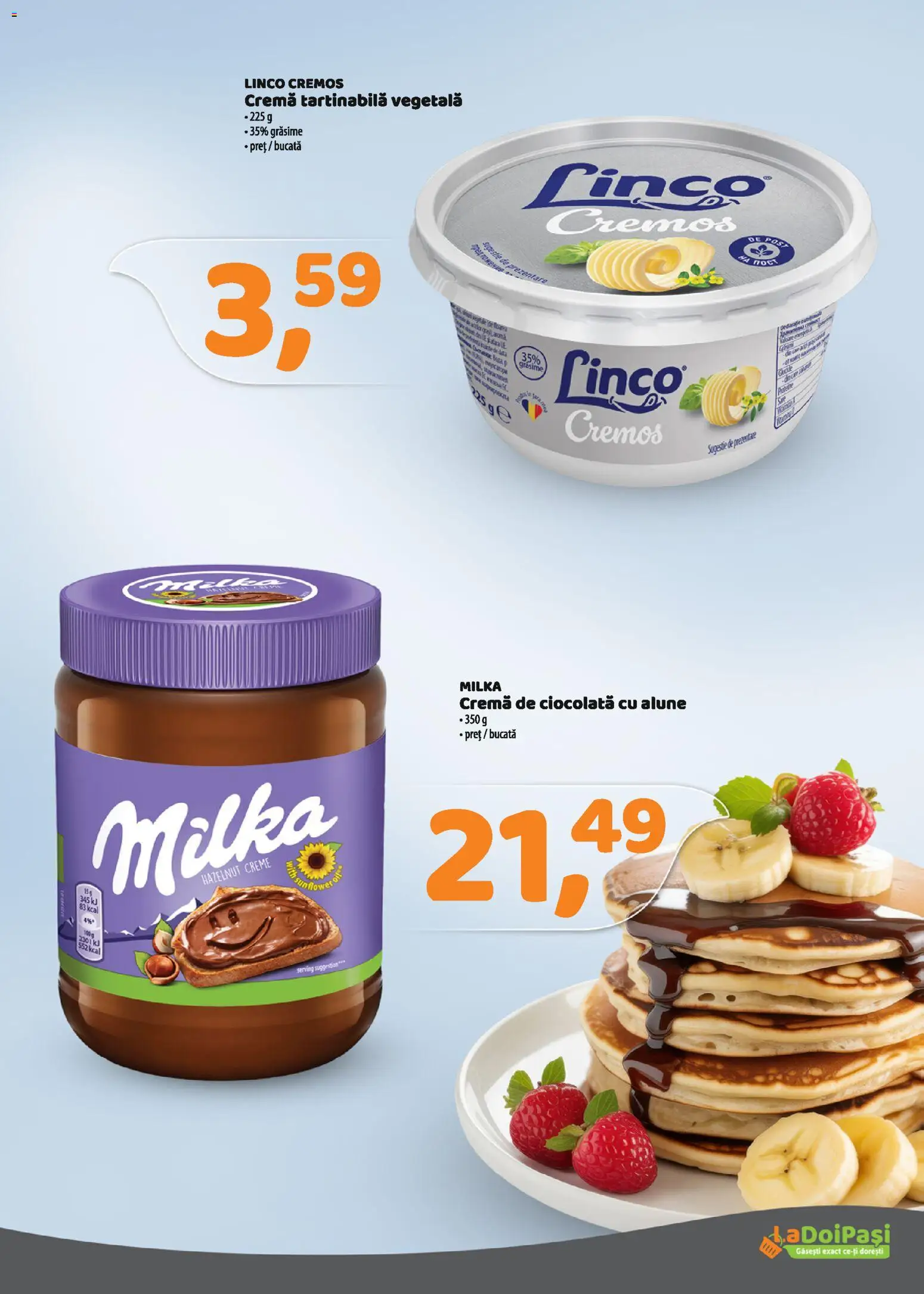 Noul catalog LaDoiPași – valabil de la 01.02.2026 | Pagină: 3 | Produse: Alune, Cremă, Ciocolată, Cremă tartinabilă