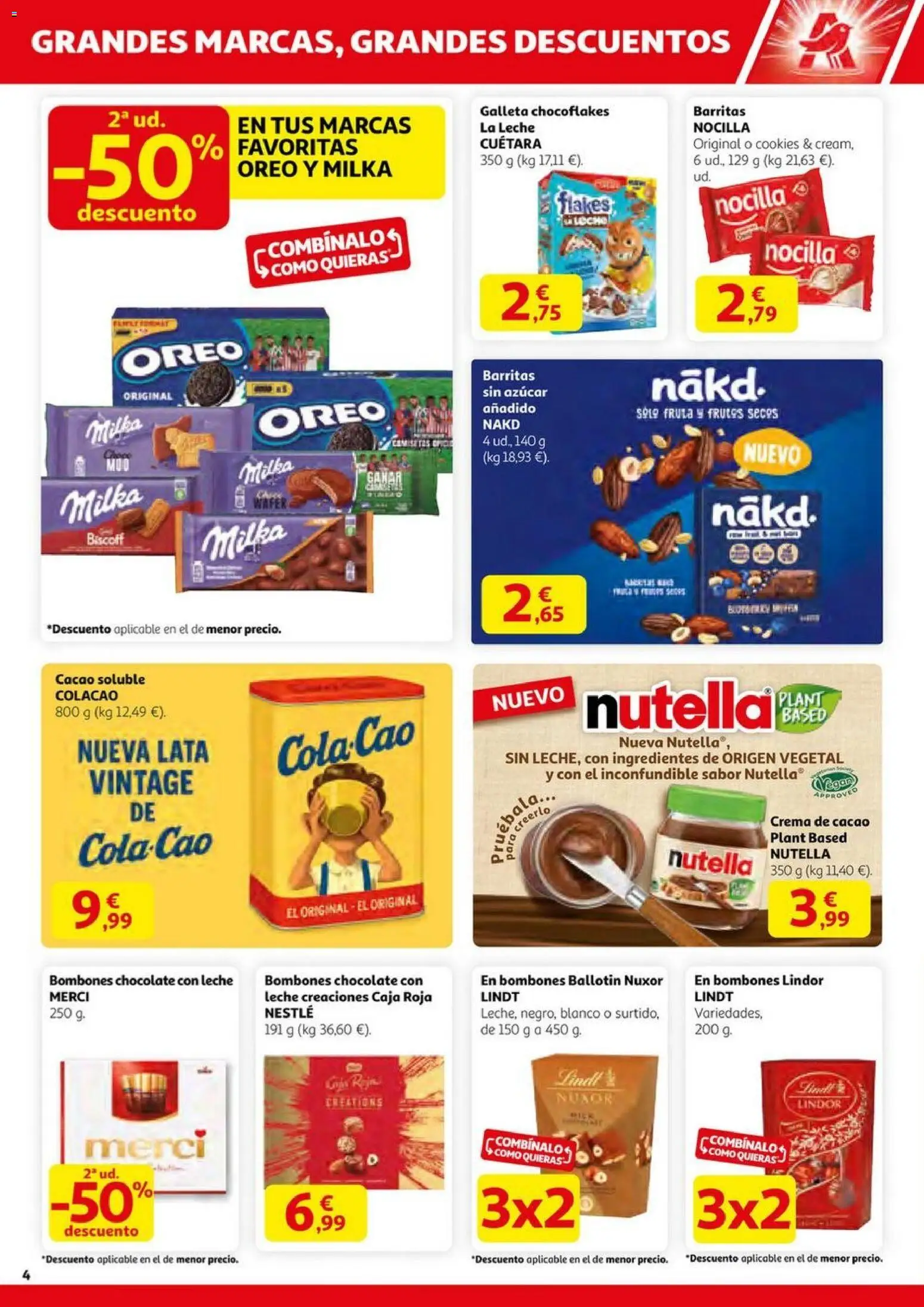 Alcampo - SST Nacional  │ válido desde el 23.10.2025 | Página: 4 | Productos: Κρεμάστρα, Cacao soluble, Φρυγανιές σικάλεως, Caja
