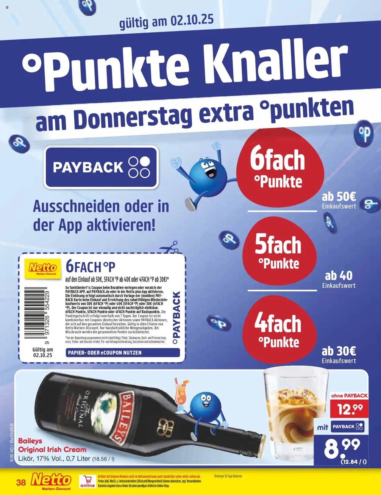 Netto Marken-Discount Prospekt 	 – gültig ab 29.09.2025 | Seite: 42 | Produkte: Baileys