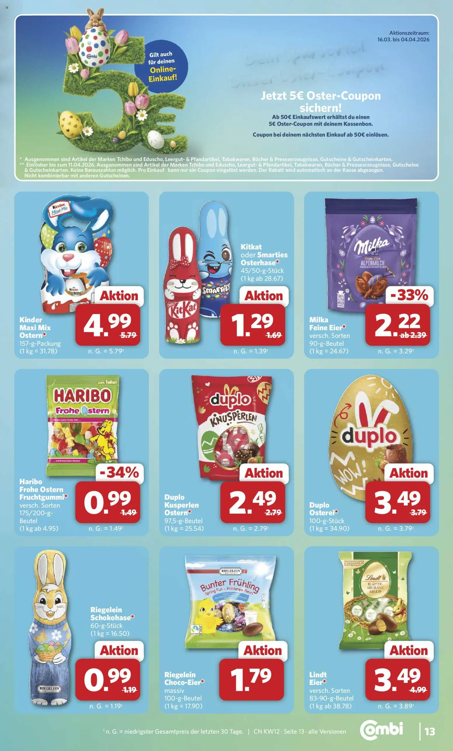 Combi Prospekt 	 – gültig ab 16.03.2026 | Seite: 13