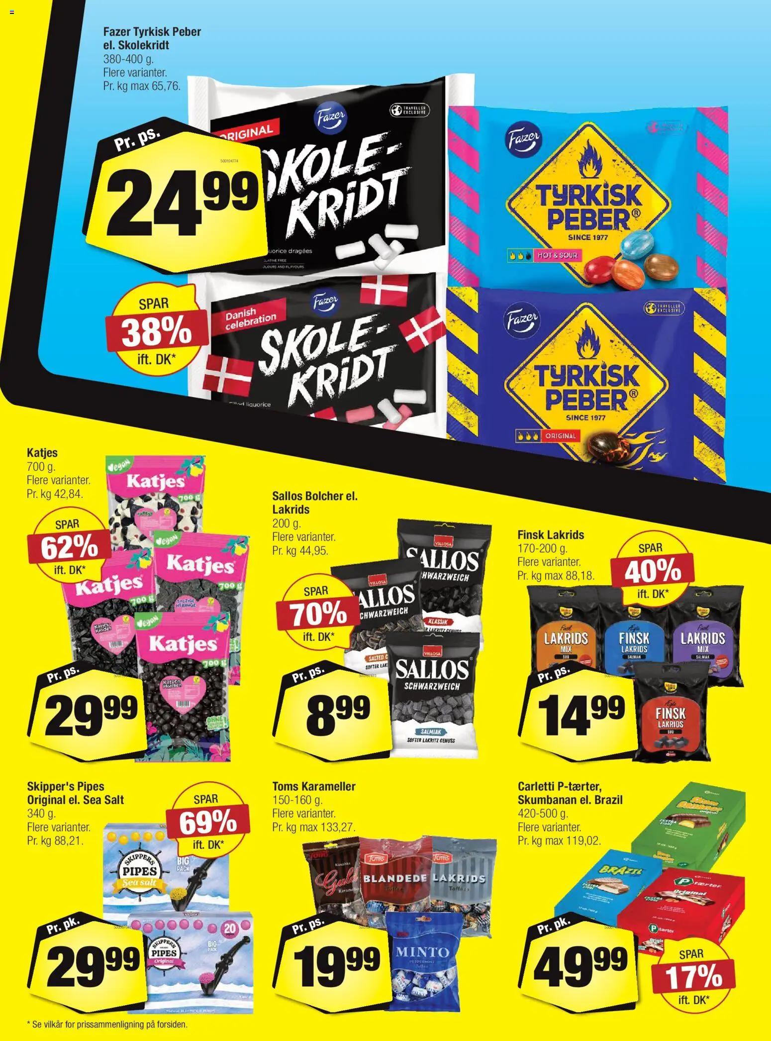 Calle tilbudsavis – gyldig fra 02.01.2026 | Side: 7 | Produkter: Salt, Peber, Lakrids, Karameller