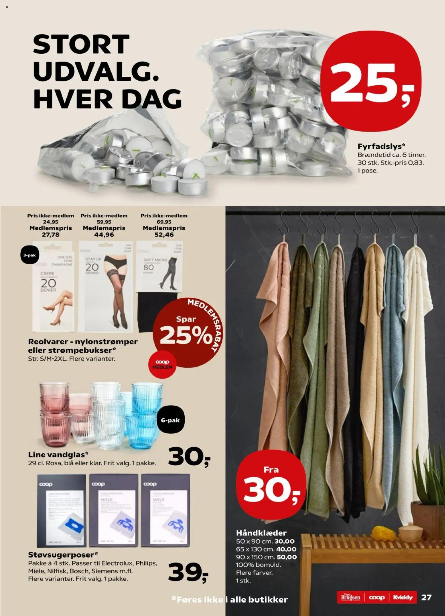 Super Brugsen tilbudsavis – gyldig fra 16.01.2026 | Side: 27 | Produkter: Nylonstrømper